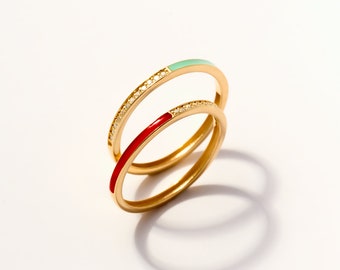 Handmade 14K Gold Diamond Bar Bracelet: Dainty Pave Jewelry