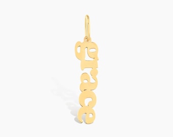 GELIN Personalized Name Pendant Charm in 14k or 10K Solid Gold