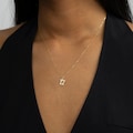 14K Solid Gold Custom Number Necklace | Number Jewelry | Date Necklace | Number Pendant Gift for Her | Football Necklace