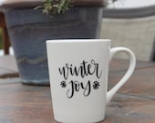 3 quot Winter Christmas Holiday decal for Mug personalized - Yeti, mug, Coffee cup, Tumbler, wine glass, to go cup You choose design color