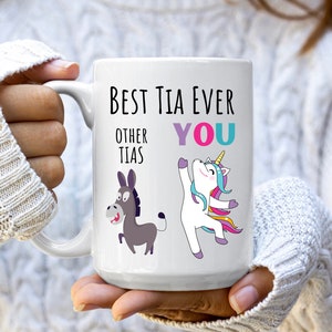 Tia Mug, Tia Gift, Gift For Tia, Tia Coffee Mug, Cute Tia Mug, Aunt Mug, Aunt Gifts, Auntie Mug, Nina Gifts, Nina Mug, Best Tia Ever Mug Cup