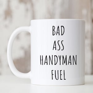 Handyman Mug, Gift For Handyman, Handyman Coffee Mug, Woodworker Gift, Funny Woodworking Gift, Gift For Contractor, Funny Handyman Gifts