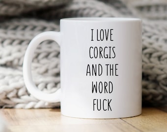 Corgi-mugg, present till corgi-älskare, present till corgi-ägare, corgi-present, corgi-muggar, roliga corgi-presenter, corgi-kaffemugg, hundälskaremugg, hundälskarmugg