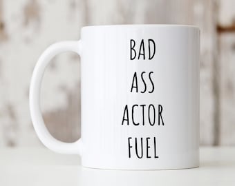 Taza de actor, Regalo divertido de actor, Taza de café de actor, Regalos divertidos de actor, Tazas de actor, Taza de café divertida, Regalo para actor, Taza de actriz, Taza de teatro