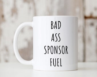 Sponsor Mug, Gift For Sponsor, Sponsor Gift, Funny Sponsor Mugs, Funny Sponsor Gifts, Sponsor Coffee Mug, Badass Gift, Confirmation Mug Cup