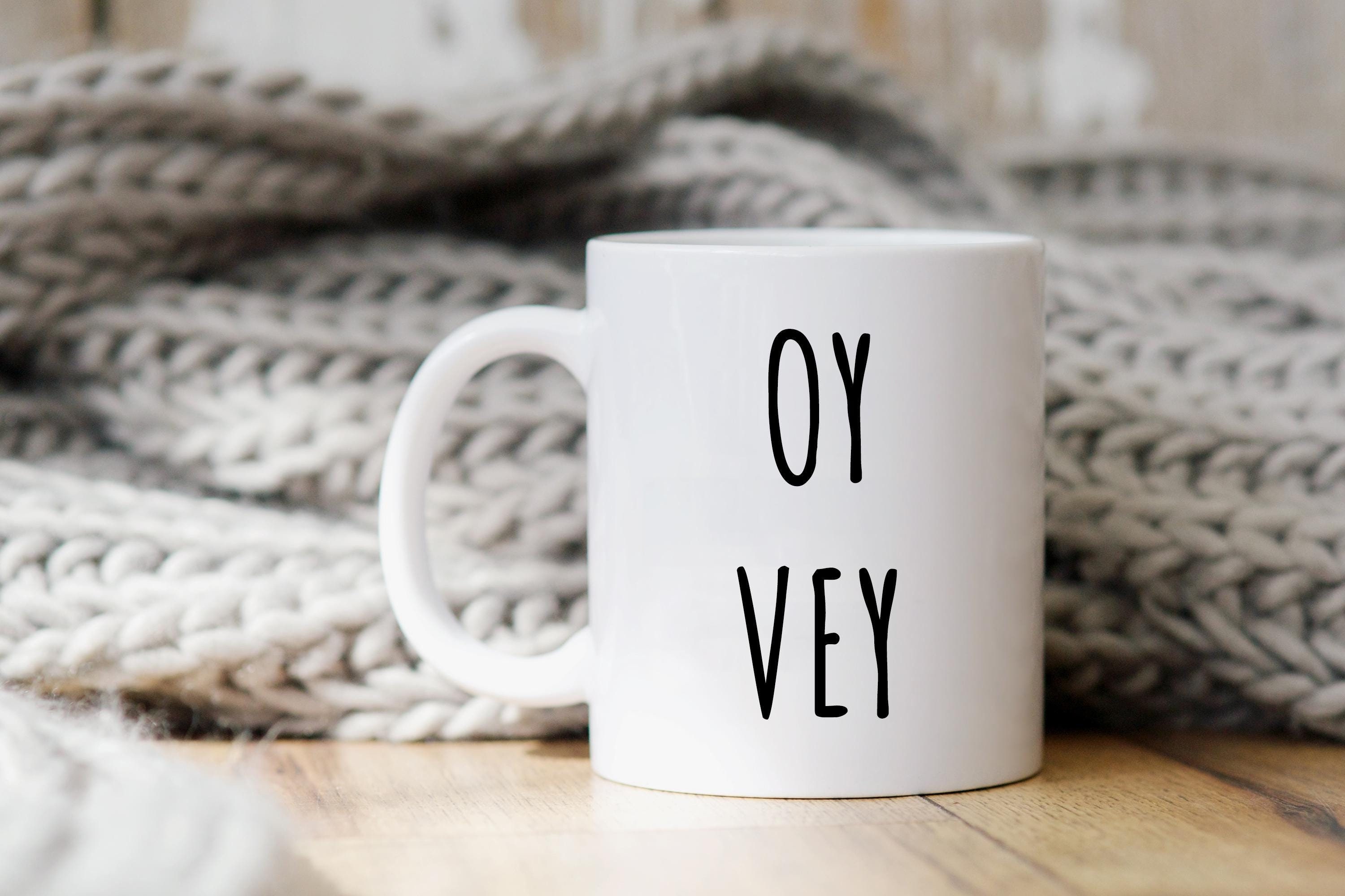 Hanukkah Mug, Hanukkah Gifts, Oy Vey, Mug, Hanukkah Coffee Mug, Oy Vey Coffee Cup, Jewish Mug, Jewish Gifts, Jewish Coffee Mug, Oy Vey Cup