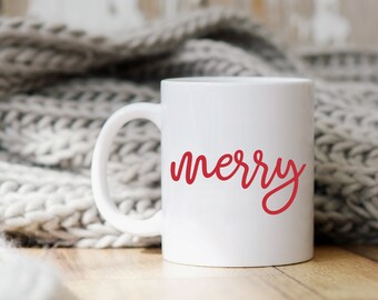 Merry Mug, Christmas Mug, Christmas Coffee Mug, Holiday Mugs, Christmas Mugs, Christmas Gifts, Merry Christmas Mug, Merry Coffee Mug, Xmas