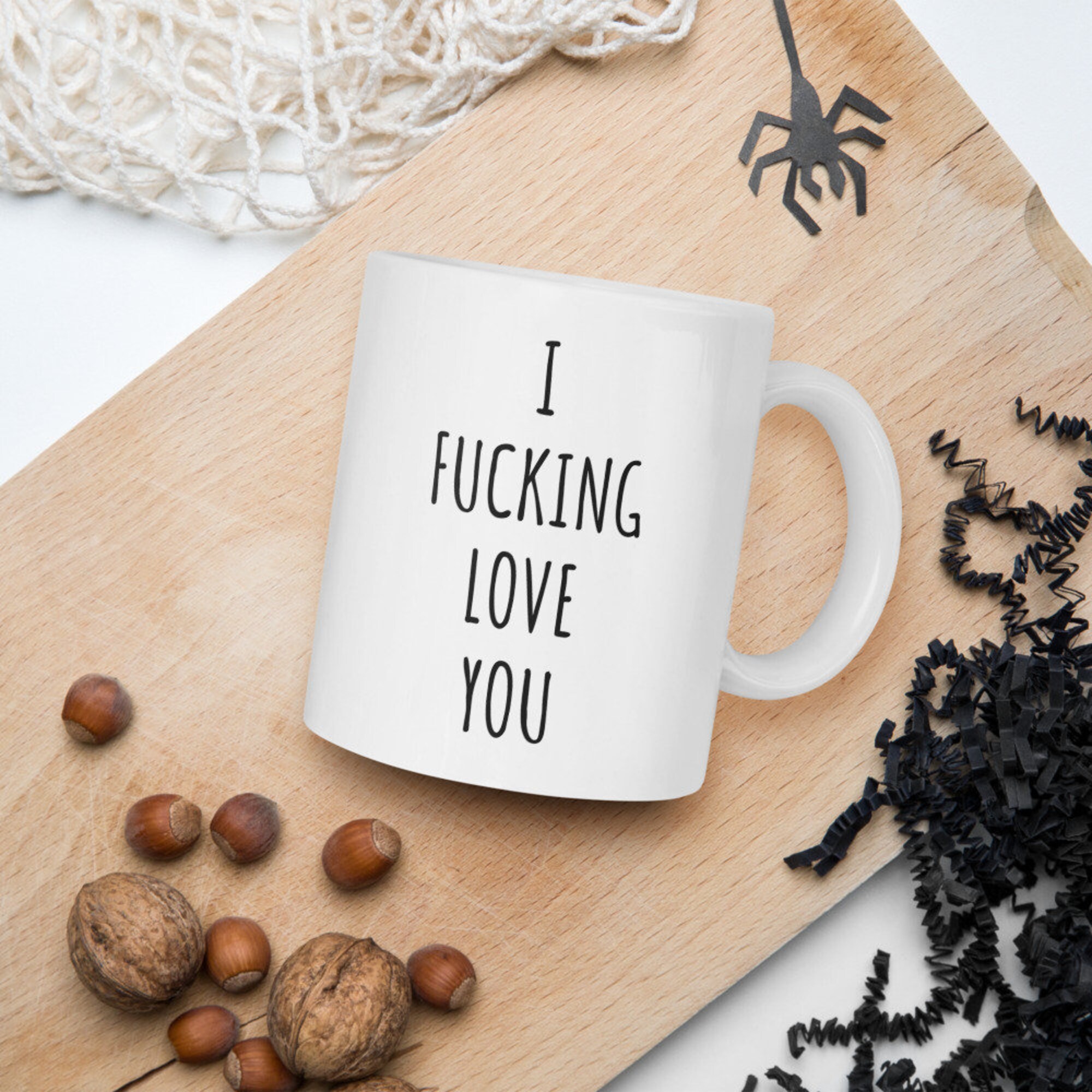 Discover I Fucking Love You Mug | Husband Mug