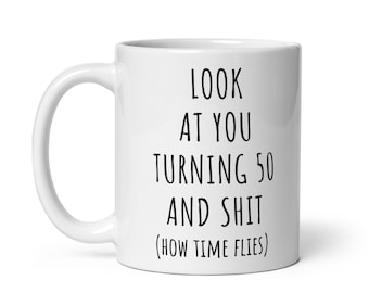 Taza para el 50 cumpleaños, Regalo para el 50 cumpleaños, Regalos divertidos para el 50 cumpleaños, Regalos para personas de 50 años, Tazas para el 50 cumpleaños, Taza de feliz 50 cumpleaños