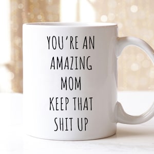 Mug maman, cadeau pour maman, cadeaux fête des mères, tasse à café pour maman, cadeaux maman rigolote, tasses maman, cadeau d&#39;anniversaire de maman, cadeau de Noël pour maman, tasse à café rigolote