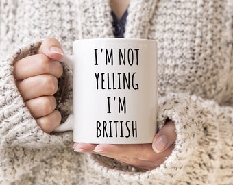 Funny British Mug | Gift For British Person | Great Britian Mug | Great Britian Mug | British Husband | British Wife | British Coffee Mug