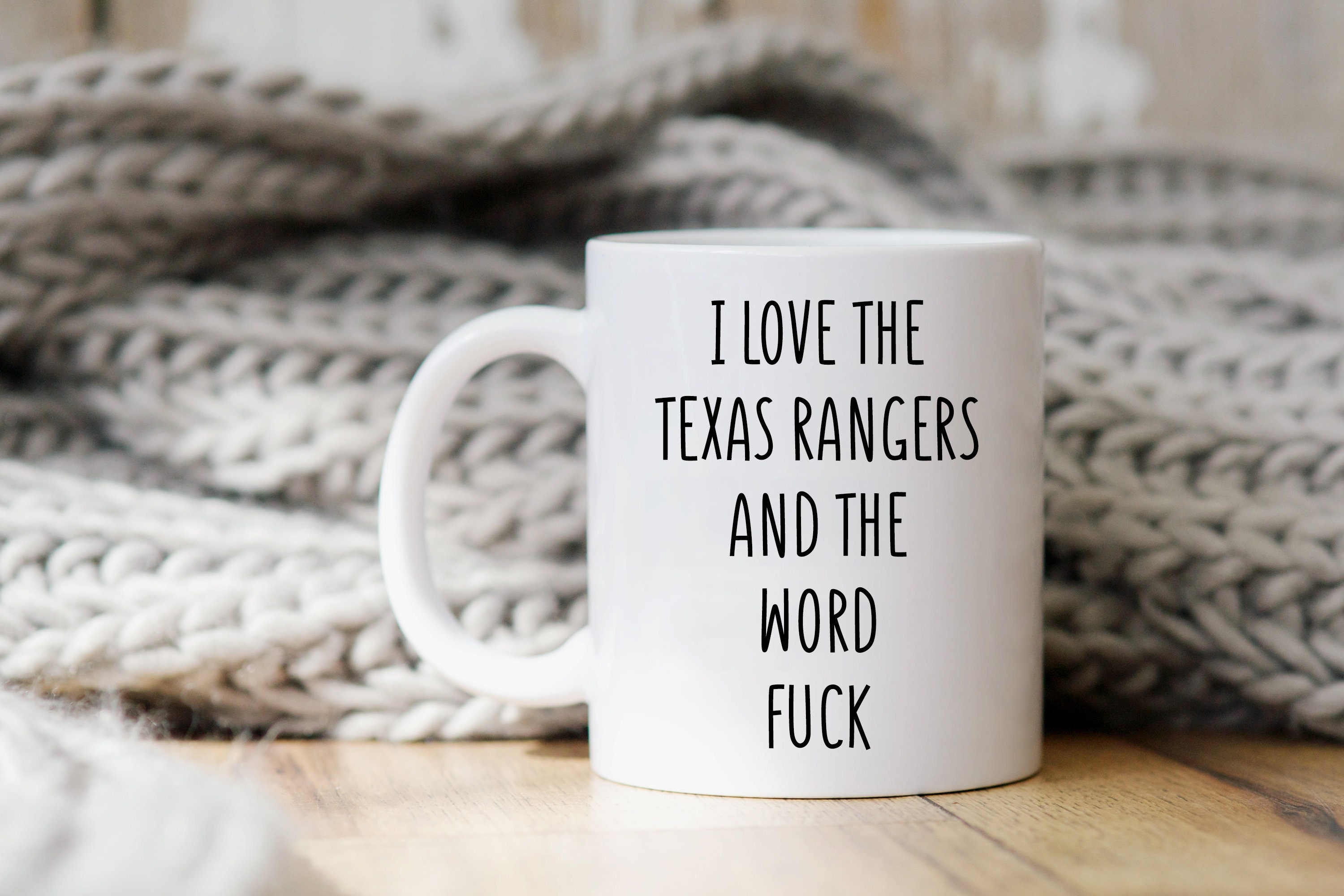 MLB Texas Rangers Personalized Coffee Mug 11 oz.- White