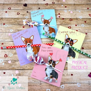 Corgi Saint-Valentin pour enfant, Saint-Valentin pour chien, Saint-Valentin pour une salle de classe, Saint-Valentin pour école primaire, Cadeaux de la Saint-Valentin, Welsh Corgi, Tri Corgi