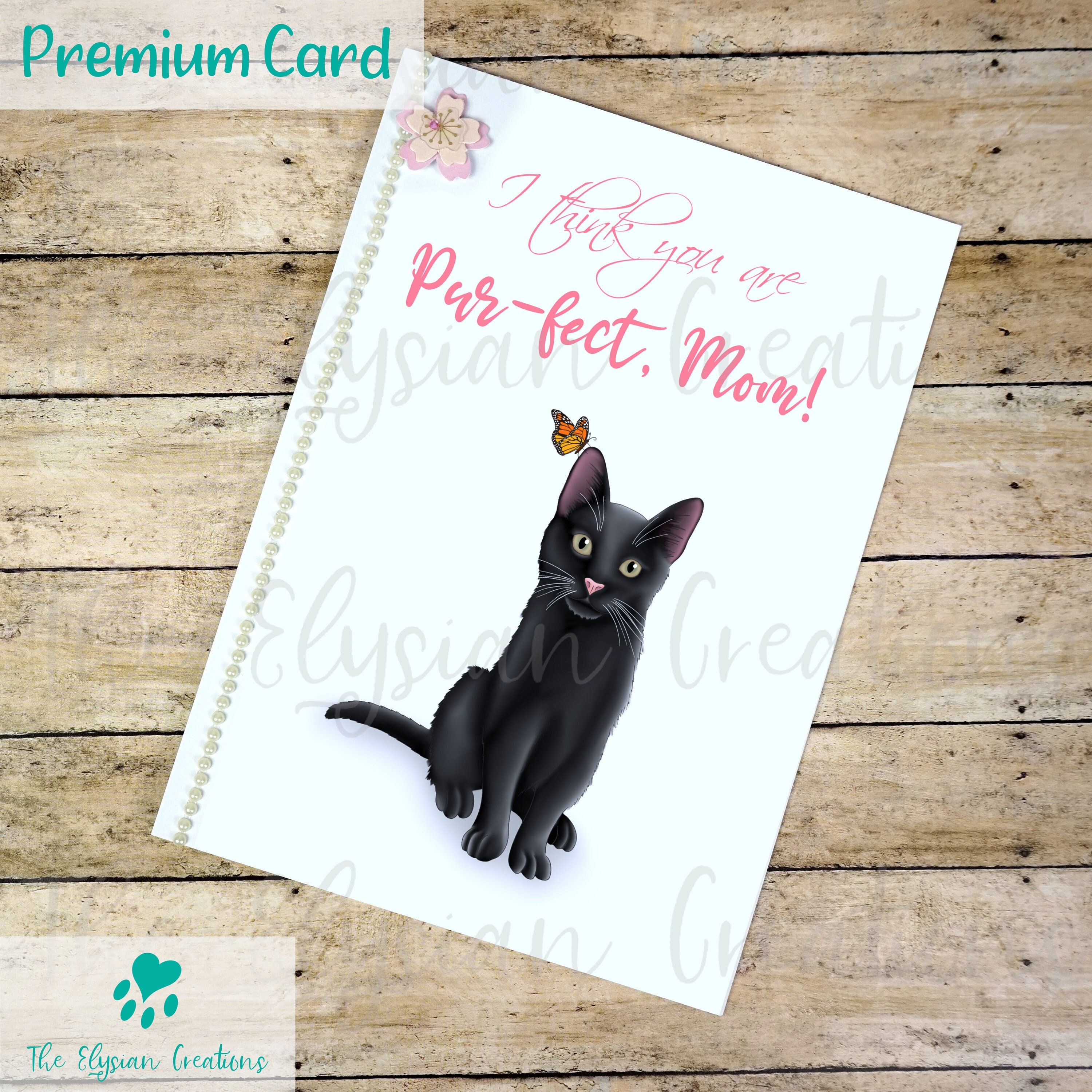 Cat Mother's Day Card, Cat Mother's Day Card, Funny Mother's Day Card ...