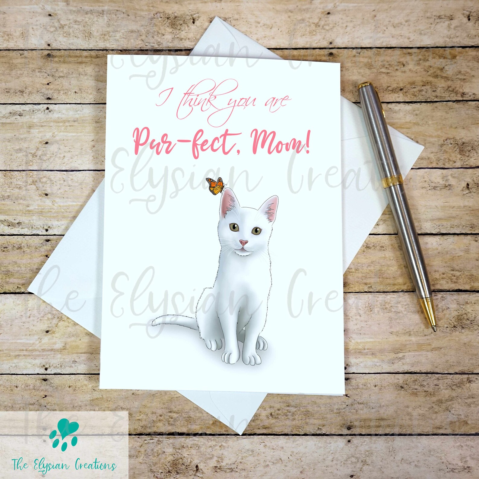 Cat Mother's Day Card, Cat Mother's Day Card, Funny Mother's Day Card ...