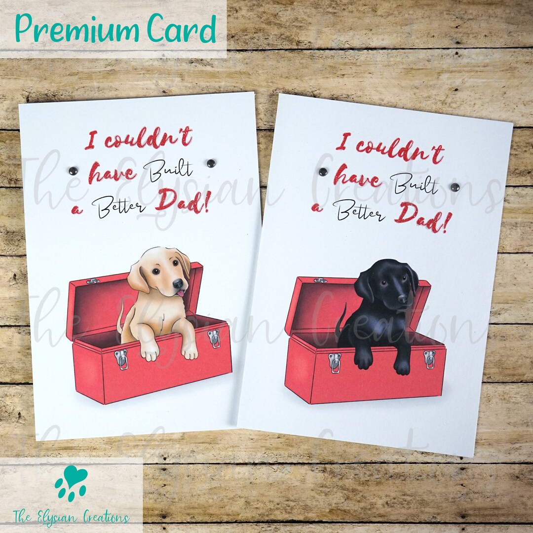 Labrador Father's Day Card, Dog Father's Day Card, Funny Father's Day ...