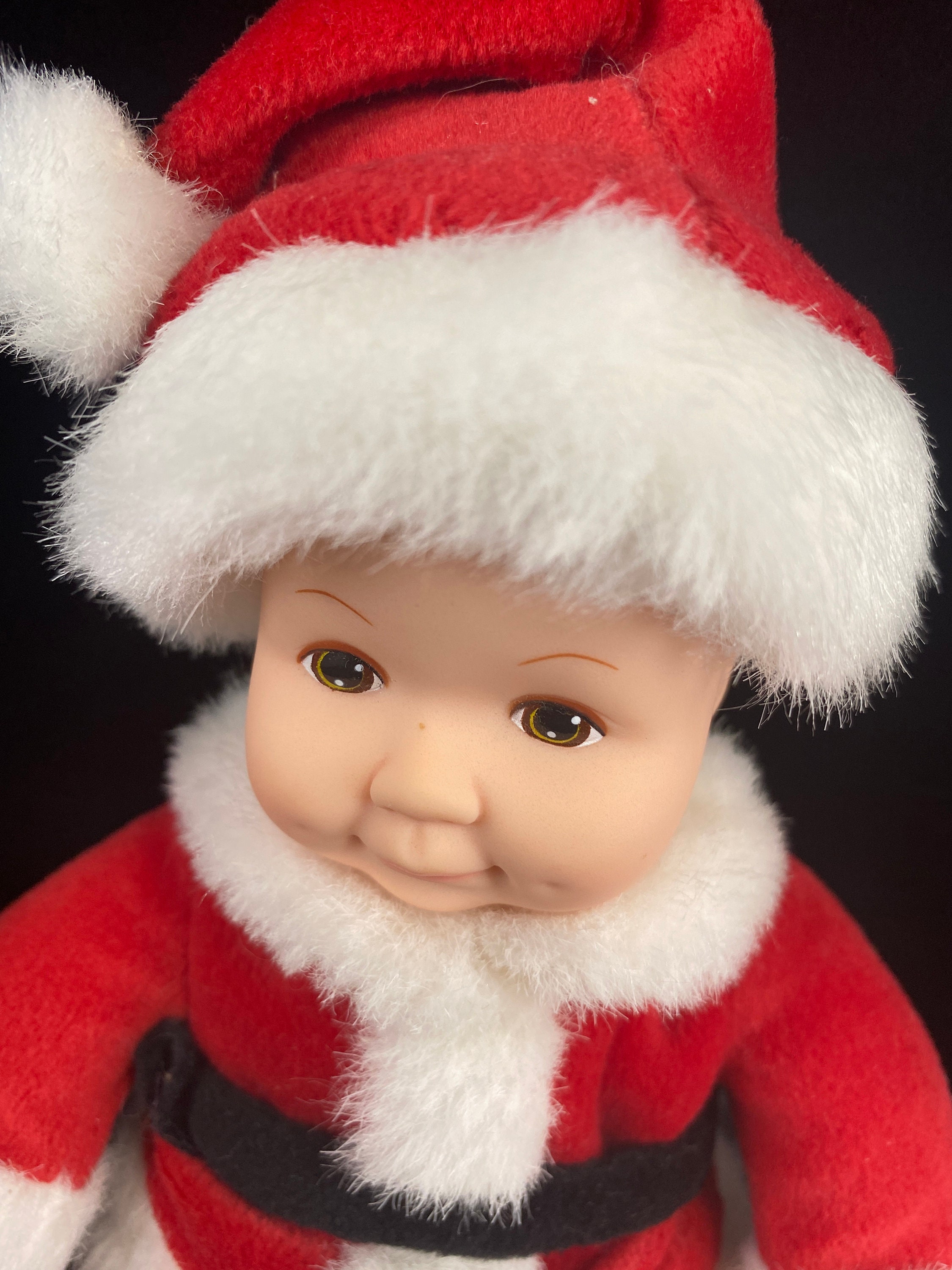 Anne Geddes Vintage Santa Baby Doll Sin Caja Etsy