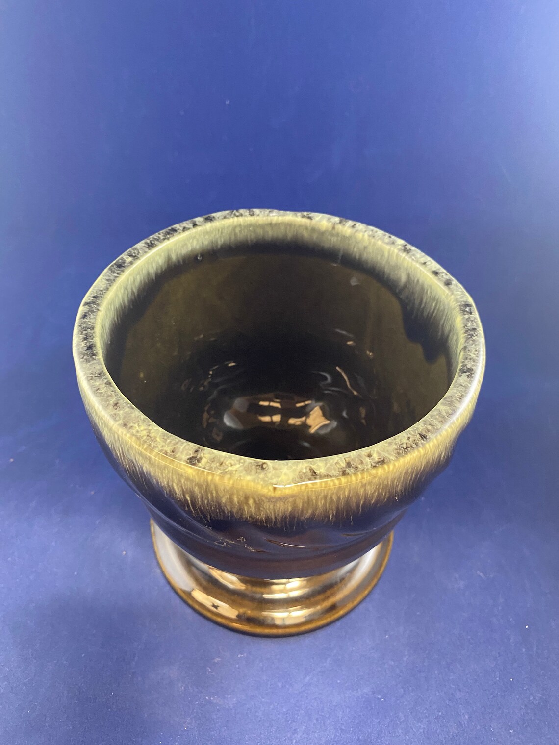 Hull Footed Pottery Bowl Etsy