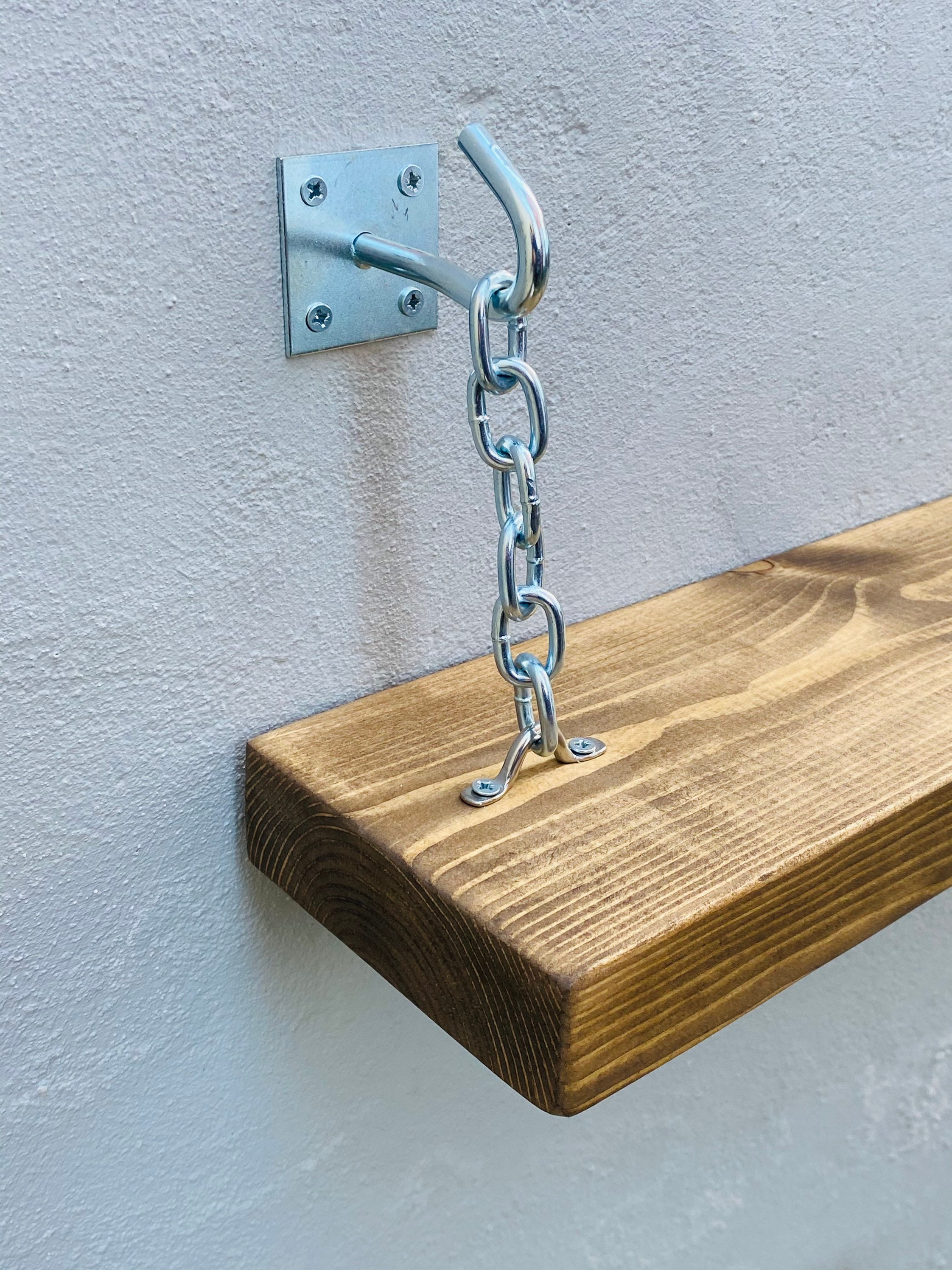 Set of 2 Unique Industrial Chain Bracket Kits Etsy Australia