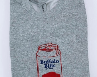Embroidered Beer Can Crewneck - Hoodie