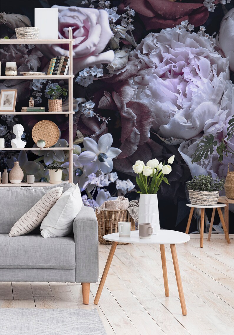 Peonies, Flowers Composition | Peel & Stick | Self Adhesive ...