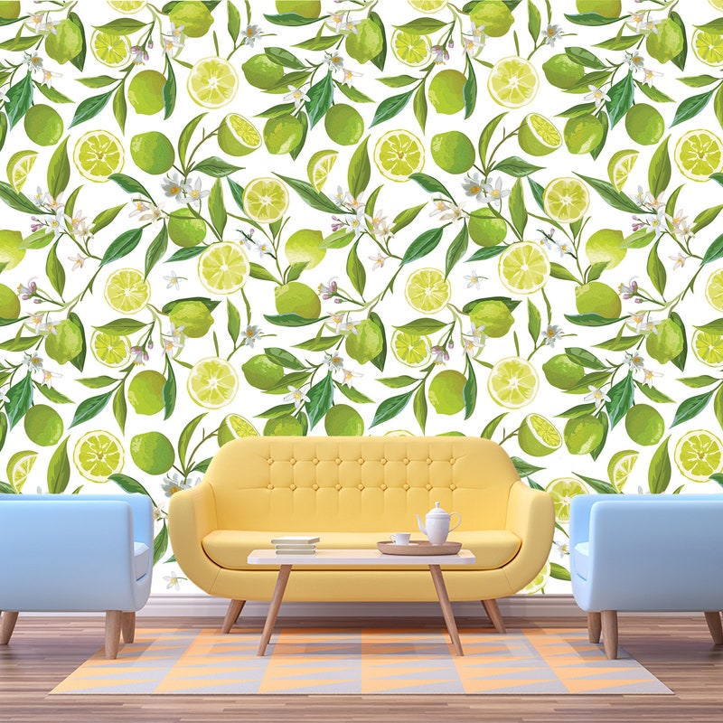 Lime Green Wallpaper - Etsy