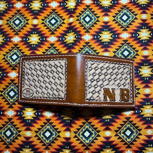 Bifold de Texas personalizado en 2 tonos
