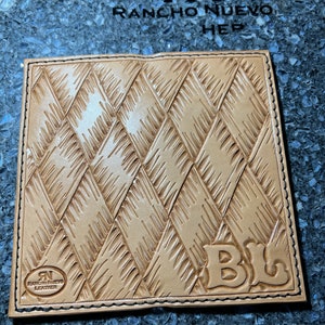 Cartera Roper hecha a mano personalizada tejido de cestería grande