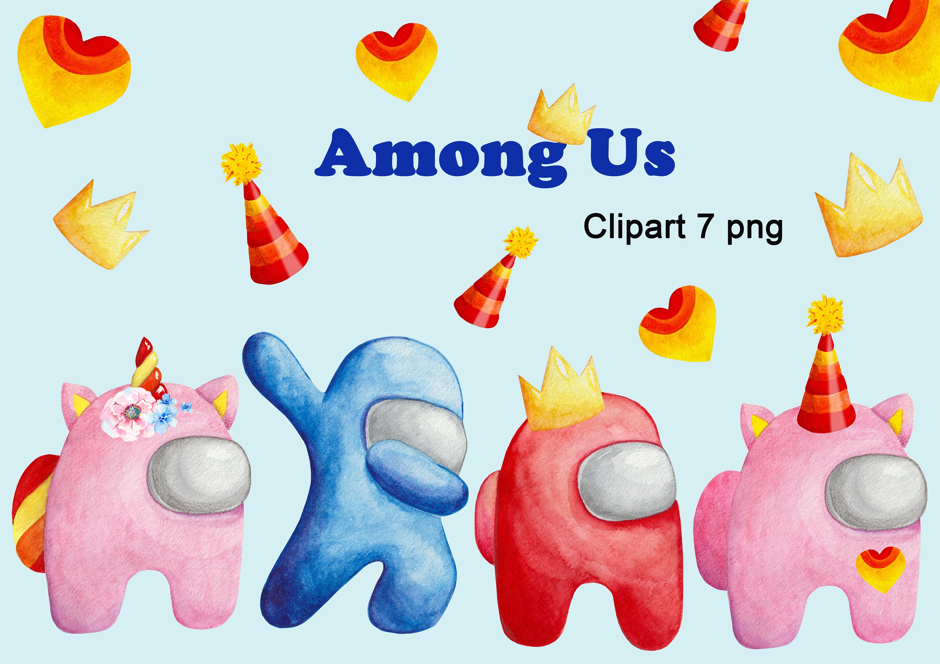 Among us among us clip art among us png among us printable etsy