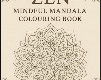 Zen Mindful Mandala Malbuch