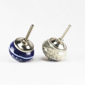 Verschiedene Keramik Türknäufe: Schrank Schrank Kommode Schublade Dekorative - 2 Stk Bild 4