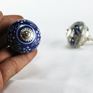 Verschiedene Keramik Türknäufe: Schrank Schrank Kommode Schublade Dekorative - 2 Stk Bild 5