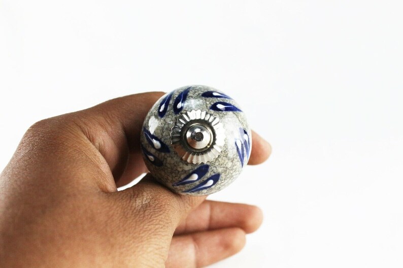 Verschiedene Keramik Türknäufe: Schrank Schrank Kommode Schublade Dekorative - 2 Stk Bild 6