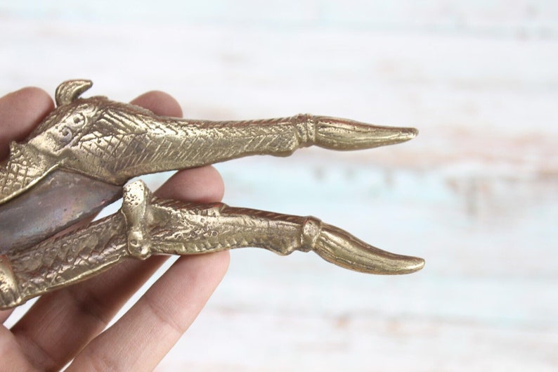 Vintage Brass Horse Nutcracker: Old World Decor Collectible image 8