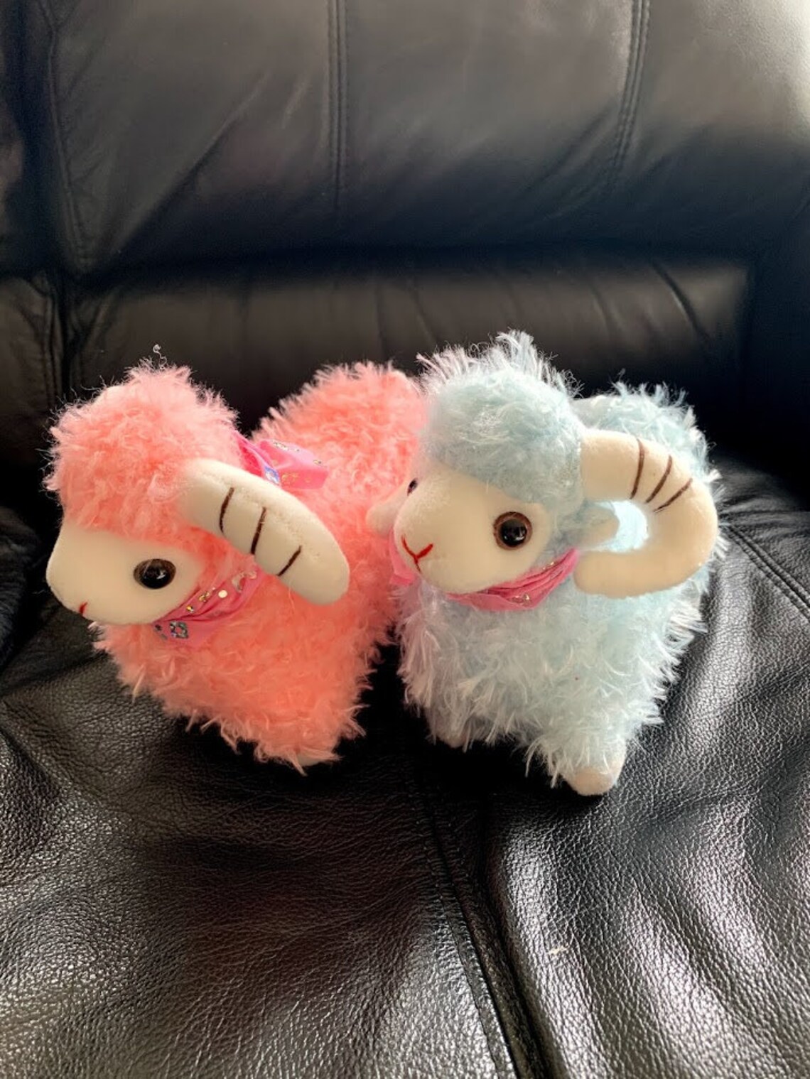 Ram Plush / Blue or Pink Cute Ram Plushie / Goat Plush / Sheep | Etsy