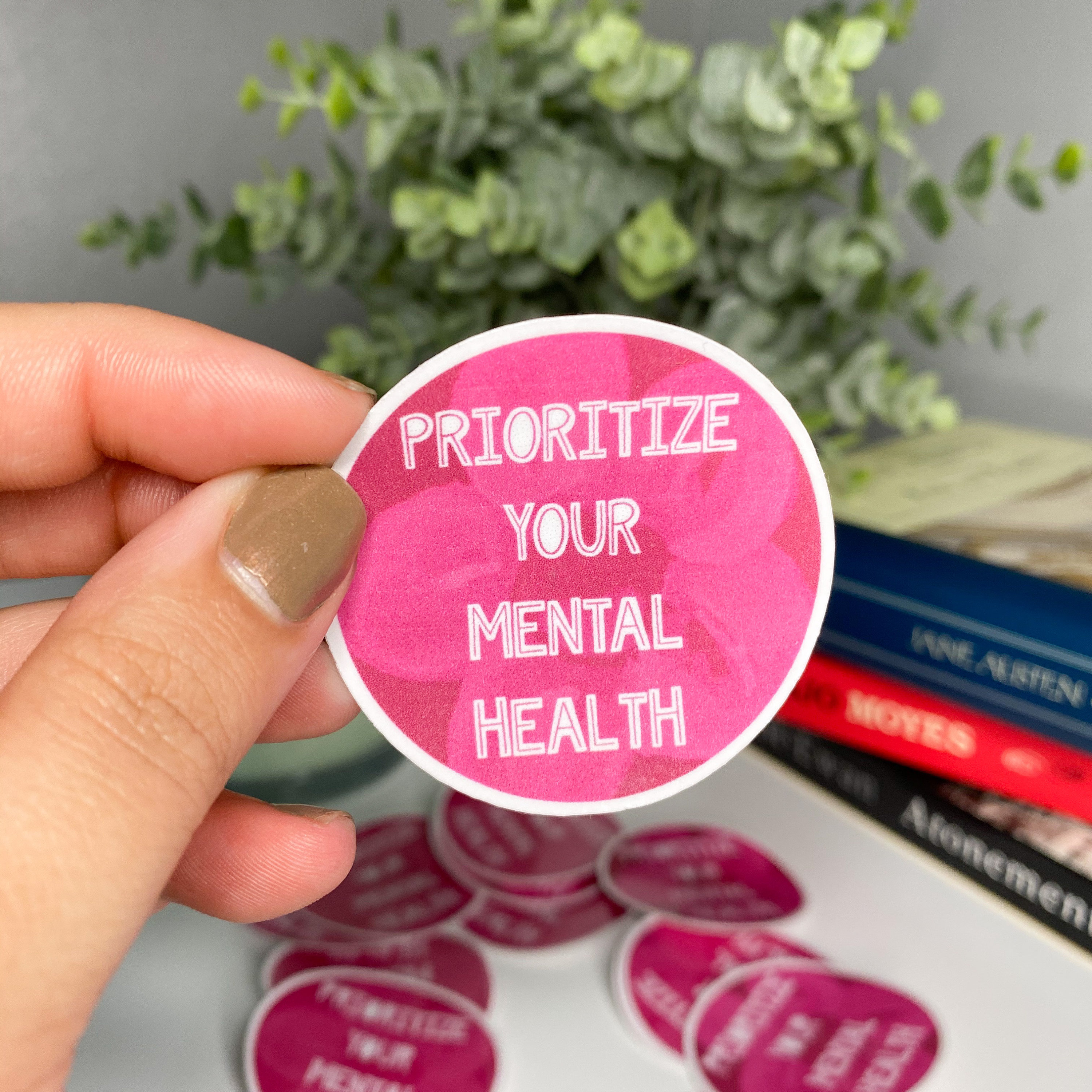 Prioritize Your Mental Health Sticker Mental Health Etsy