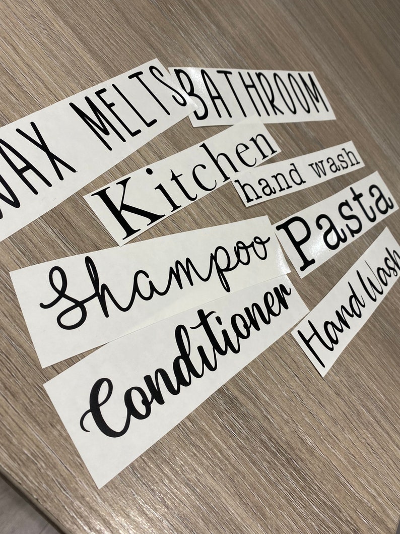 Vinyl benutzerdefinierte Küche Aufkleber / Aufkleber Pantry | Etsy