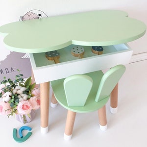 Kids table, Children table and chairs, kids chair, kids activity table, table and chair set,  montessori table, kids furniture,