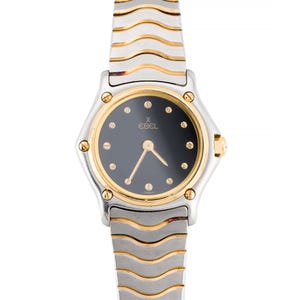 Ebel Classic Wave 18K Gold Stainless Steel Ref.181909 Black Ebel Classic Wave 18K Gold Stainless Steel Ref.181909 Black