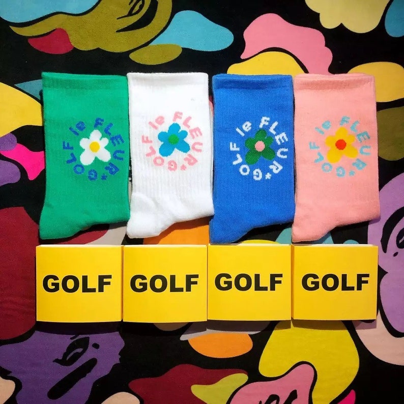 Golf Le Fleur Socks Tyler the Creator Golf Wang Etsy