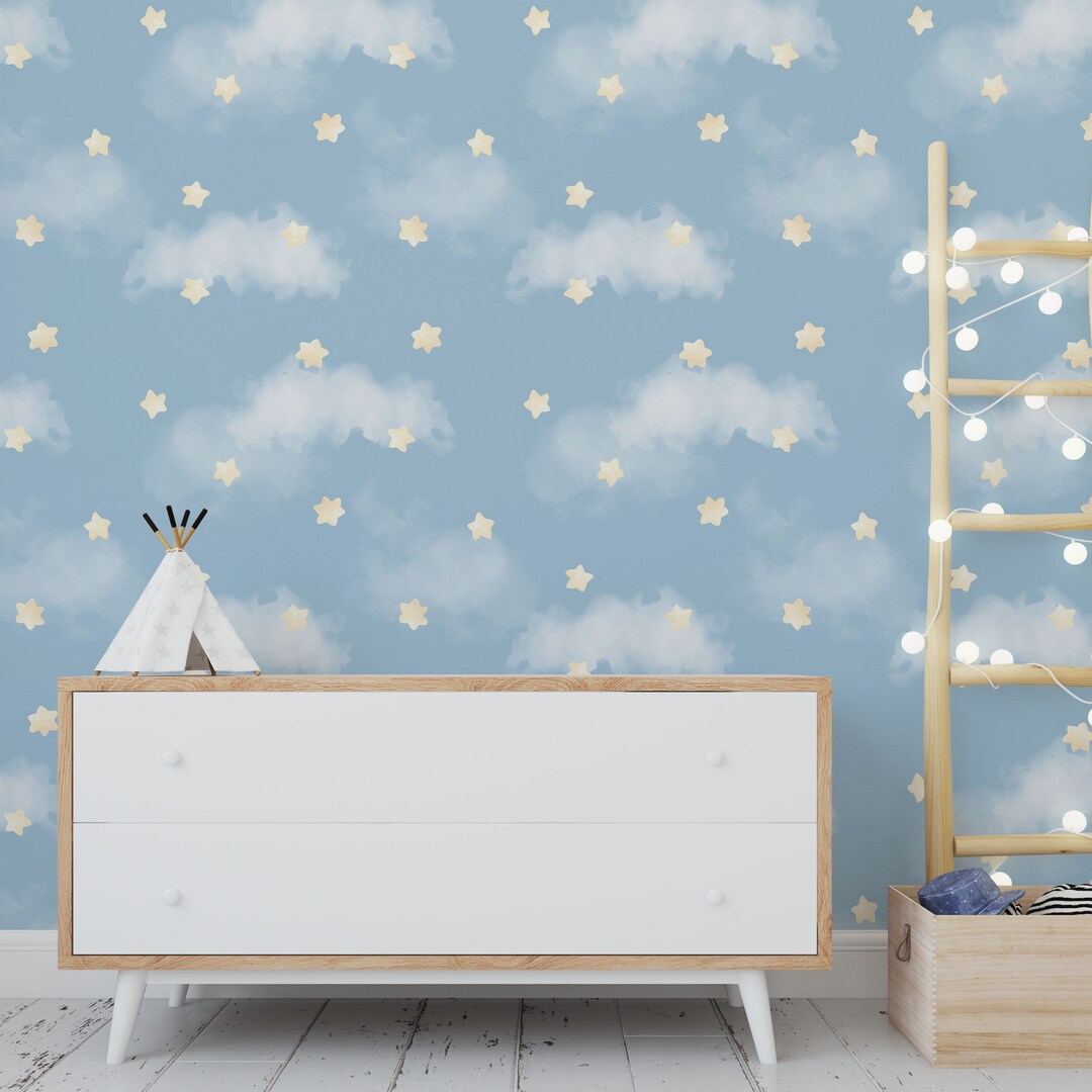 Celestial Dreams Starry Sky Wallpaper Peel and Stick / Traditional