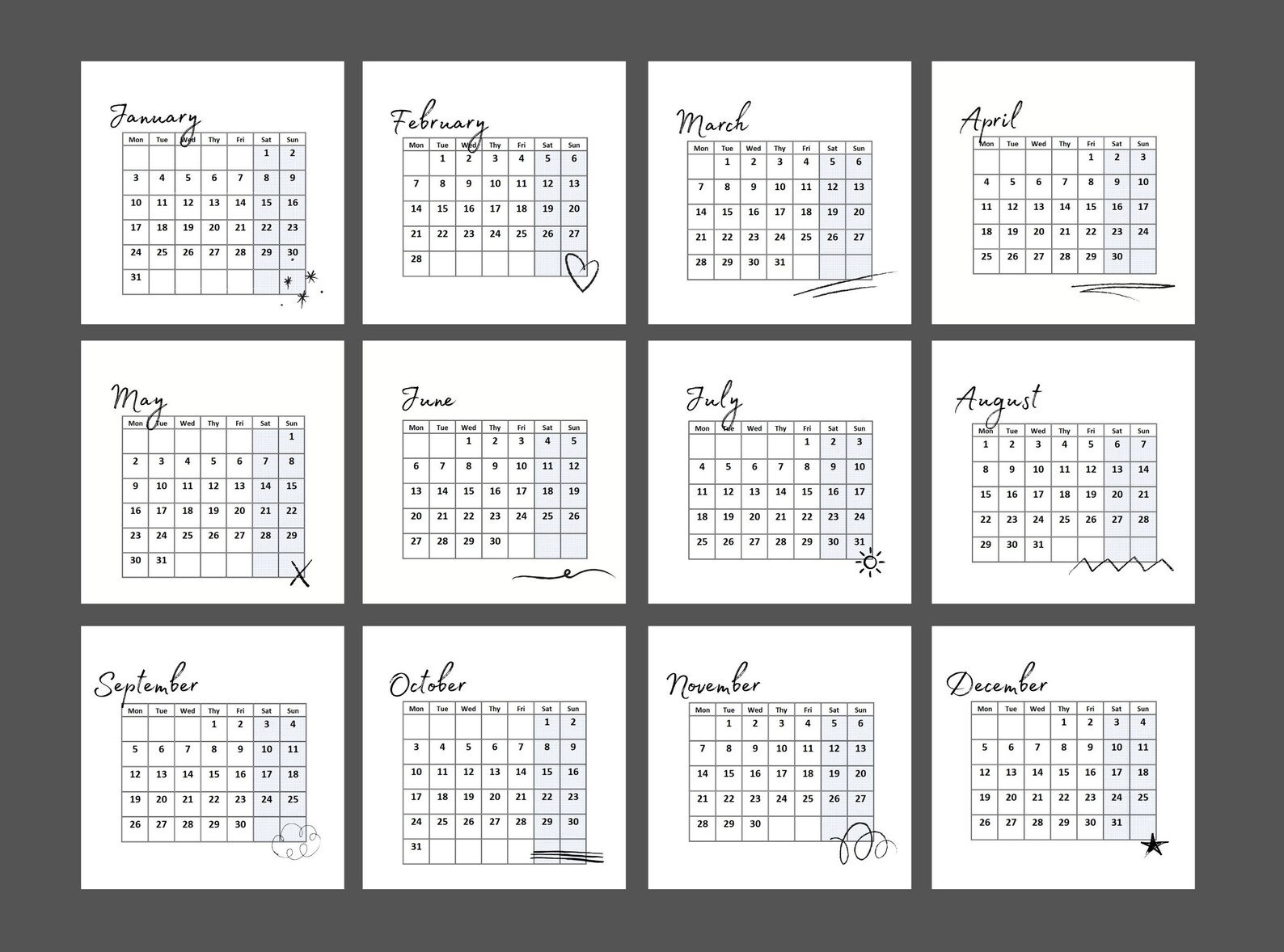 Inspirational Desk Calendar 2024 SUCCESS Motivational Quotes Etsy