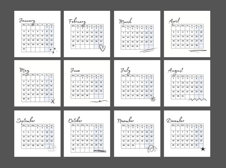 Inspirational Desk Calendar 2024 SUCCESS Motivational Quotes Etsy