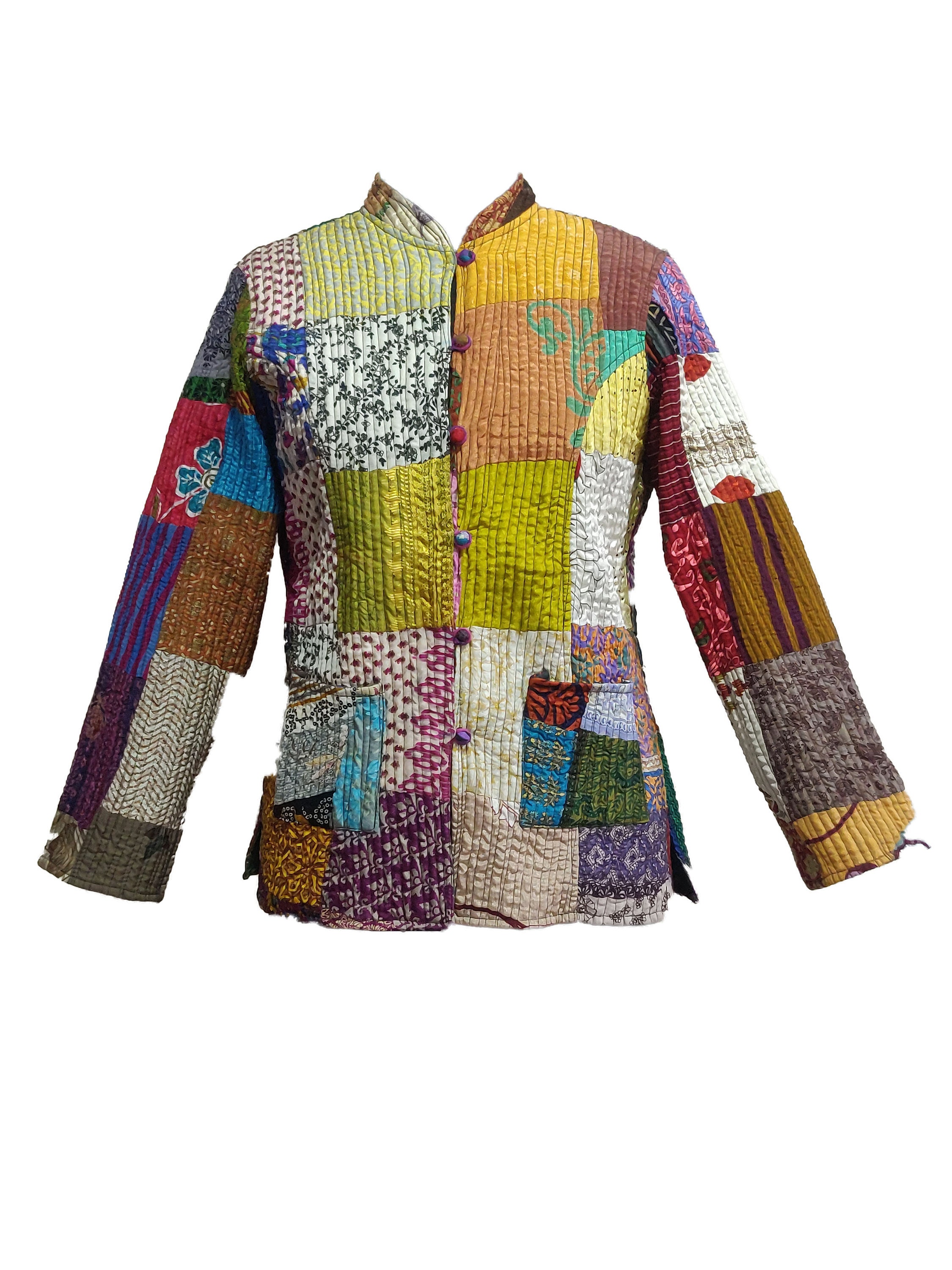 INDIAN HANDMADE WOMEN'S Kantha Jacket Kantha Jacket Hand Etsy