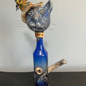Halloween Cat | Halloween Decoration |Handmade Spooky Halloween Cat