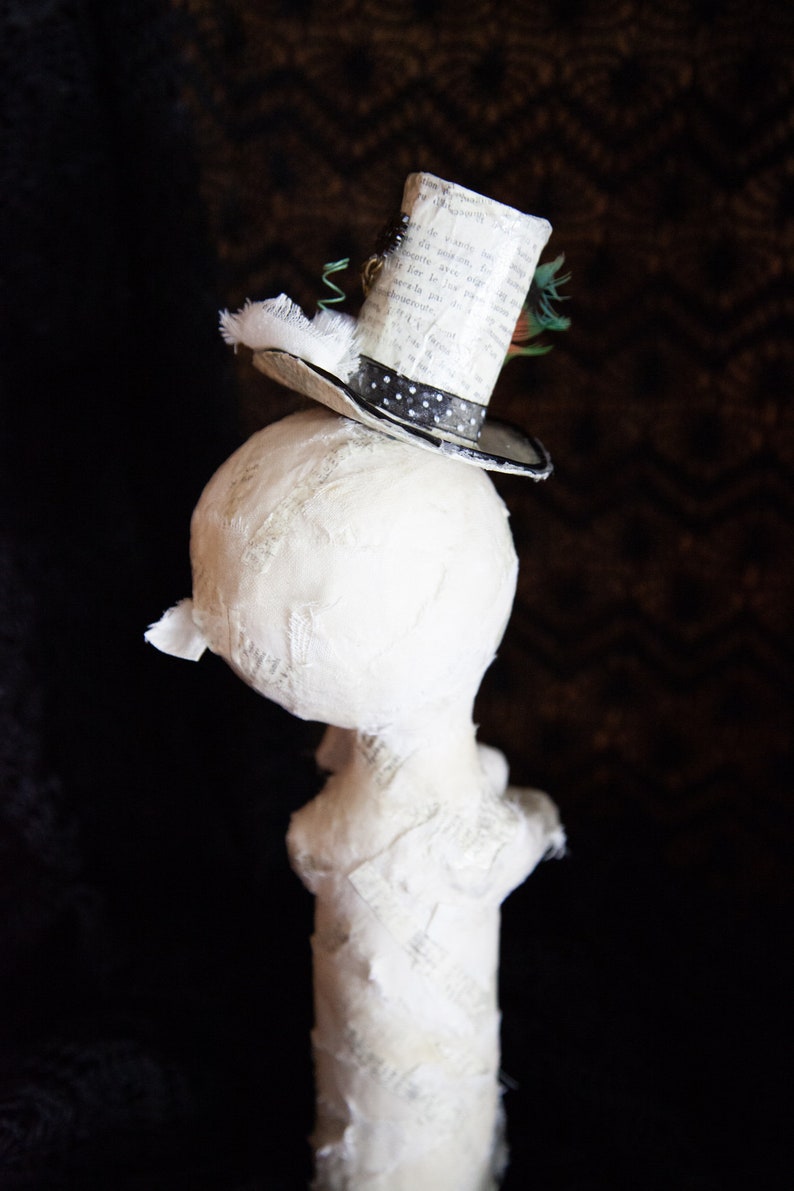 Steampunk Mummy Paper Mache Mummy Halloween Décor Etsy