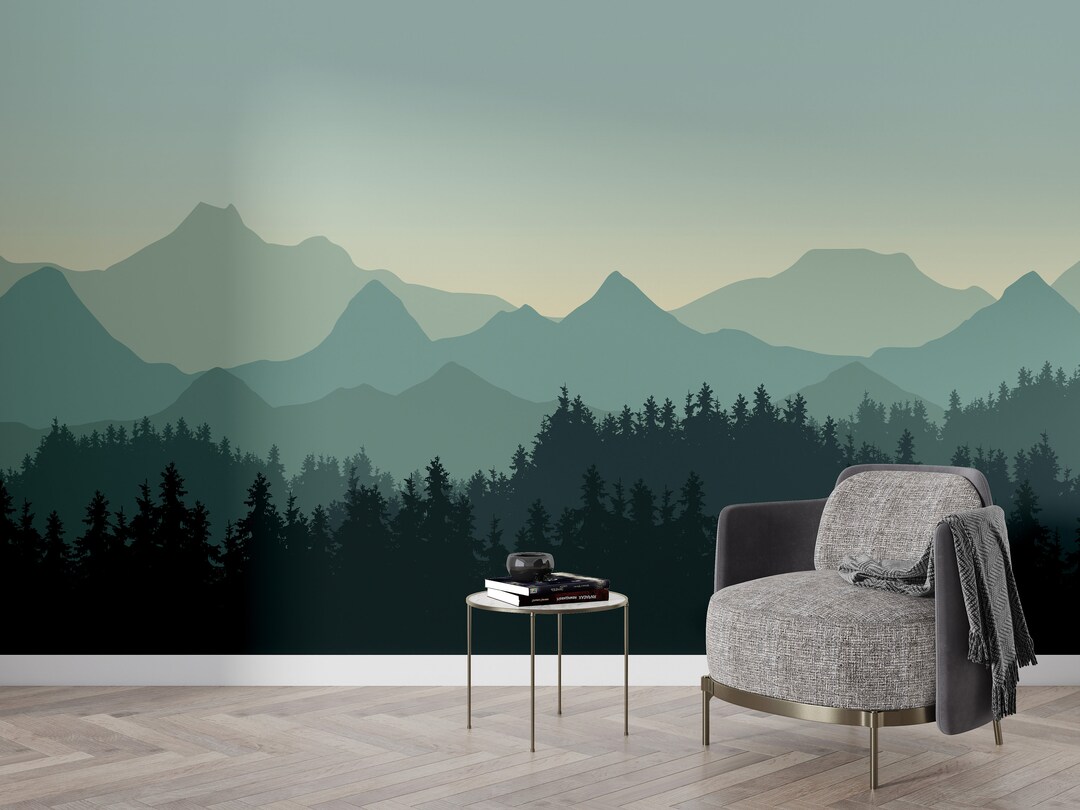 Peel and Stick Removable Wallpaper - Traditional Wall Mural - Foggy ...