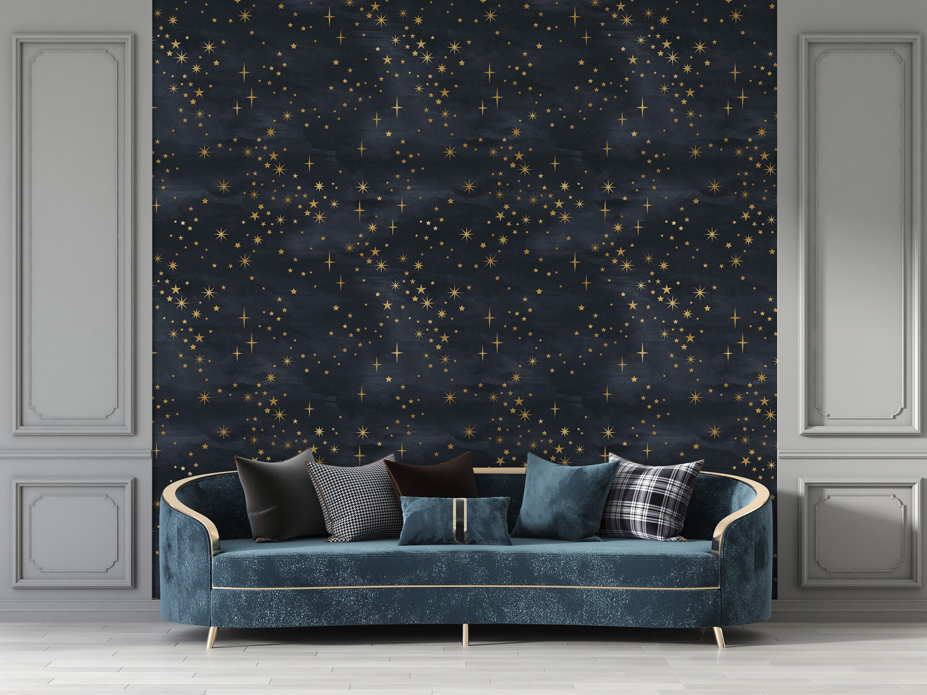 Peel and Stick Wallpaper Modern Wallpaper Sky Wallmural | Etsy