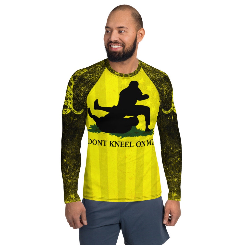 Don't Kneel on Me Men's Rash Guard - Etsy Don't Kneel on Me Men's Rash Guard - Etsy
