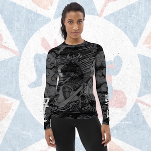 Noir Samurai-rashguard voor dames